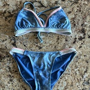 target bathing suit size small in both bottoms and top.